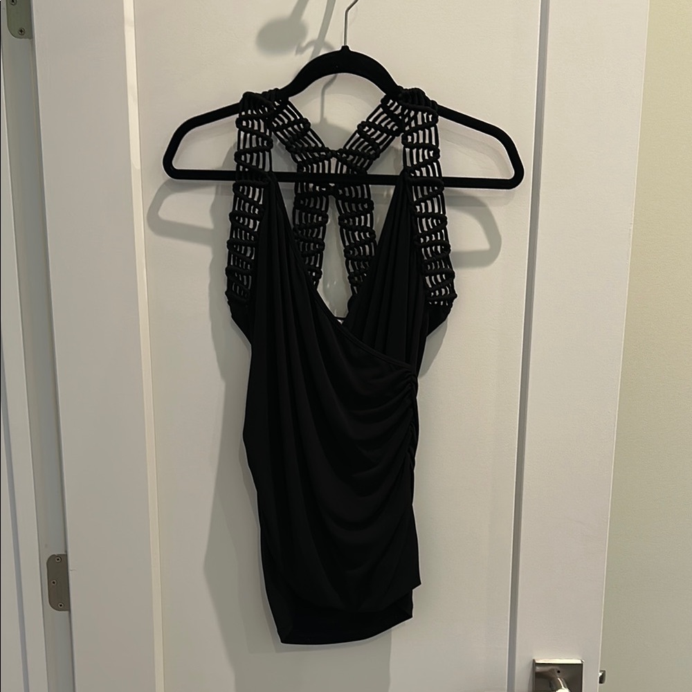 Elegant Black Sleeveless Dress